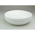画像4: ボルミオリロッコ じょうぶな白い深皿 5枚組 セット 強化ガラス 白い食器 盛皿 お皿 丸皿 ボルミオリ・ロッコ【ネコポス不可】 (4)