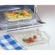 画像3: iwaki オーブントースター皿 2枚組 セット 電子レンジ・オーブンOK 耐熱ガラス イワキ グラタン皿【ネコポス不可】 (3)