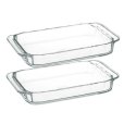 画像6: iwaki オーブントースター皿 2枚組 セット 電子レンジ・オーブンOK 耐熱ガラス イワキ グラタン皿【ネコポス不可】 (6)