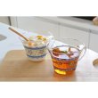 画像2: 耐熱ガラス マグカップ 2色組 セット 北欧風 小花柄 広口マグ 食べマグ スープカップ【ネコポス不可】