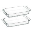 画像6: iwaki オーブントースター皿 2枚組 セット 電子レンジ・オーブンOK 耐熱ガラス イワキ グラタン皿【ネコポス不可】